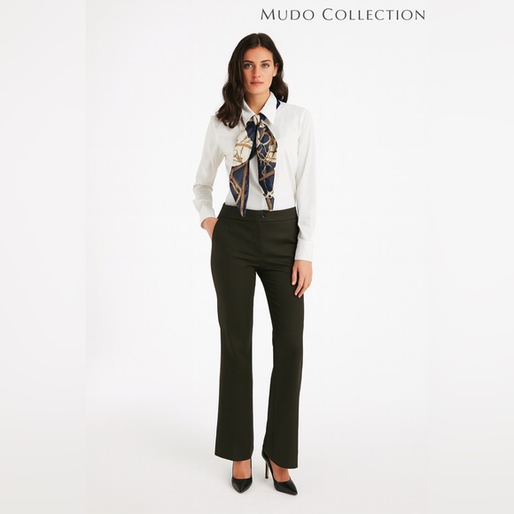 Mudo Collection Pants - Mudo Collection Women's Pants (Dark Olive Green)
